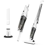dodocool 2 in 1 Corded Vacuum Cleaner, 15 KPa 800W Strong Suction Handheld Stick Versatile Vacuum Cleaner Bagless with Crevice Tool and Brush Accessories Ideal for Hardwood Floors Carpet