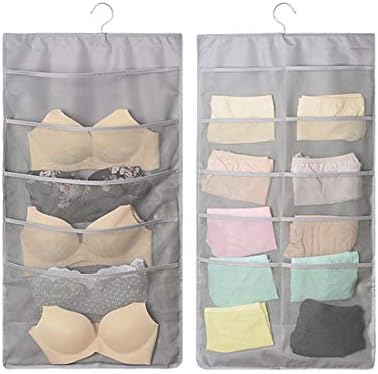 Kairuun Storage Bag Wall Door Closet Hanging Storage Bag,Double-sided Pocket Breathable Mesh Hanging Organiser