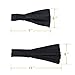 Ilyever 3 Pack Versatile Lightweight Nonslip Moisture Wicking Running Sports Headband Headstrap for YOG,Exercise or Travel.Elasticity,, One Size Fits All Men& Women,Black