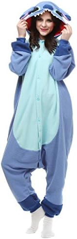 VenusDress Stitch Jumpsuit Pajamas Halloween Cosplay Onesie Sleepwear