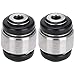 Duokon 2pcs Control Arm Rear Upper Bushing,Silver black Replacement Arm Bushing Rear Control Arm Upper Bushing for E36 E46 E85 Z4 33321140345