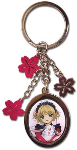 Tsubasa Sakura Flower Metal Keychain by Tsubasa