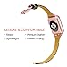 Wearlizer Slim Floral Leather Compatible with Apple Watch Band 38mm 40mm for iWatch SE Womens Black Red Flower Strap Replacement Beauty Cute Wristband (Rose Gold Clasp) Series 6 5 4 3 2 1 Sport
