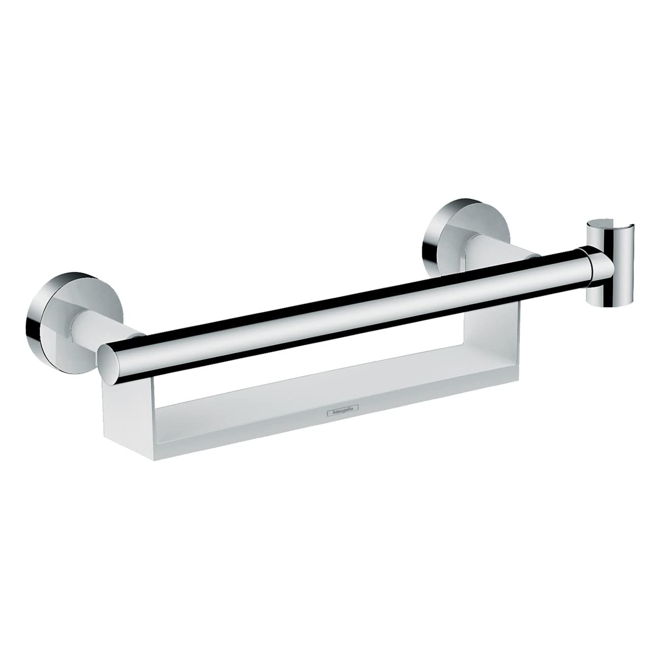 hansgrohe Unica Grab Bar Comfort, shelf, shower holder, white/chrome