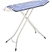 Brabantia Size C Ironing Board (49 x 18 in) 7 Height Options, Adjustable Steam Iron Rest Holder (Moving Circles) Non-Slip Feet, Anti-Collapse Child Locks