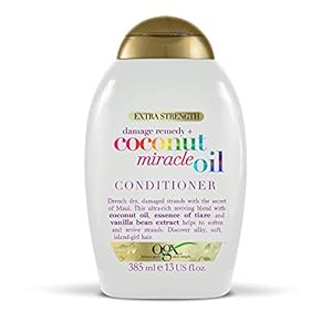 OGX-Coconut-Miracle-Oil-Conditioner-for-Damaged-Hair-Extra-Strength-385-ml OGX Coconut Miracle Oil Conditioner for Damaged Hair, 385ml