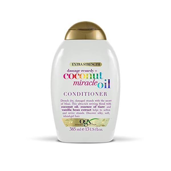 OGX-Coconut-Miracle-Oil-Conditioner-for-Damaged-Hair-Extra-Strength-385-ml OGX Coconut Miracle Oil Conditioner for Damaged Hair, 385ml