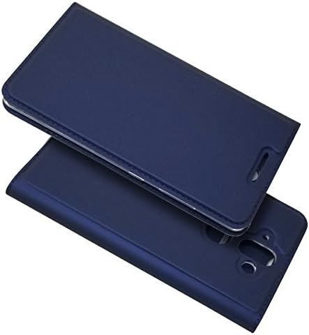 Awenroy Wallet Case for Nokia 9 / Nokia 8 Sirocco Premium PU Leather Case [Ultra slim] [Stand Function] [Magnetic Closure] Flip Cover with Card Slots Holders Wallet Case - Blue