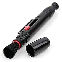 DURAGADGET Double Ended Brush Pen For Canon LEGRIA FS406,LEGRIA FS306, LEGRIA HF R26 Camcorders, Canon LEGRIA HF R46 & Canon LEGRIA HF R48 High Definition Camcorder (3.28MP, 32x Optical Zoom, Wi-Fi Enabled with MP4 Support) 3 inch LCD