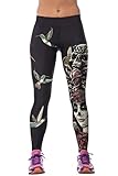 Timemory Womens 3d Digital Printed Leggings Cartoon Stretch Tights One Size