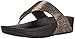 Fitflop Women's Lulu Superglitz Textile Sandal,Copper,9 M US