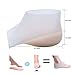 Sumifun Plantar Fasciitis Silicone Heel Sock, Heel Lift Insoles Silicone High Increase Shoe Inserts Plantar Fasciitis Heel Protecto