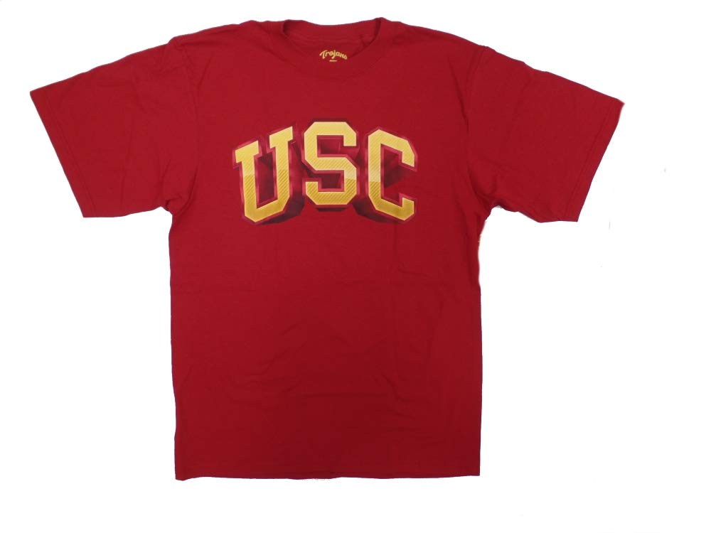 SC Authentic Apparel USC Trojans Cardinal Gloss Stats T-Shirt