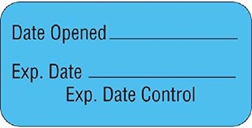 Shamrock Scientific Laboratory Label Blue, 3/4 X 1-1/2 Inch