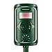 VENSMILE PIR Sensor Solar Animal Repeller Motion Activated with Ultrasonic Sound Waves to Repel Cats Dogs Foxes Martens Rabbits Herons Birds Without Harmful Chemicals Safe to Human