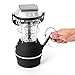 AGPTEK Solar Lantern, 5 Mode Hand Crank Dynamo 36 LED Rechargeable Camping Lantern, Black, Waterproof, LED Light Source, Ideal for Hiking, Emergencies, Hurricane Outages