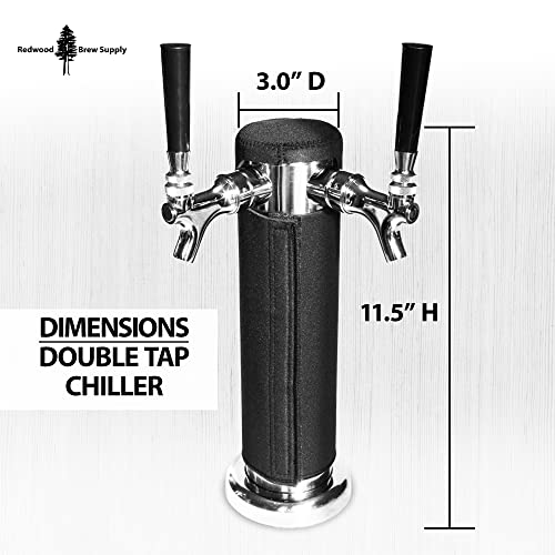 Kegerator Tower Insulator for Beer Tower Neoprene Design Perfect
