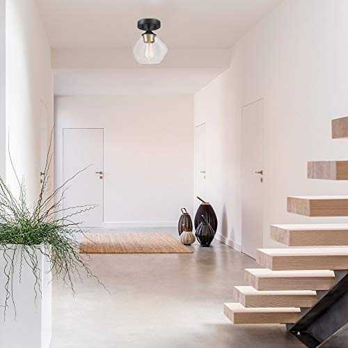 5 Globe+Electric+60333+Harrow+Semi+Flush