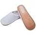 RelaxedFoot Slippers | Organic Cotton & Memory Foam | 1 Pair with Storage Bag (Large, Blue)