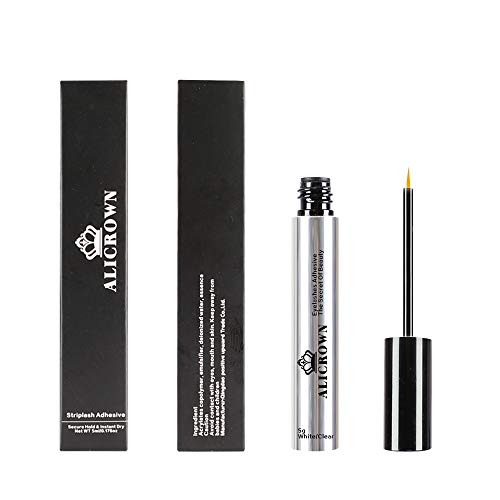 Professiona Eyelash Glue Strong Hold Eyelash Adhesive Latex Free Suitable for False Eyelashes Mink Lashes White 176 oz