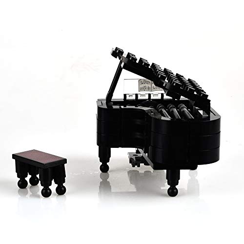 Grand Piano Musical Instrument Building Blocks Child Kids Educational Models Pianist Musician Toy ,141pcs