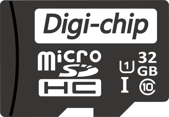 Digi-Chip DC32 32GB Micro-SD Memory Card Formatted in FAT32 UHS-1 100mb/s High Speed