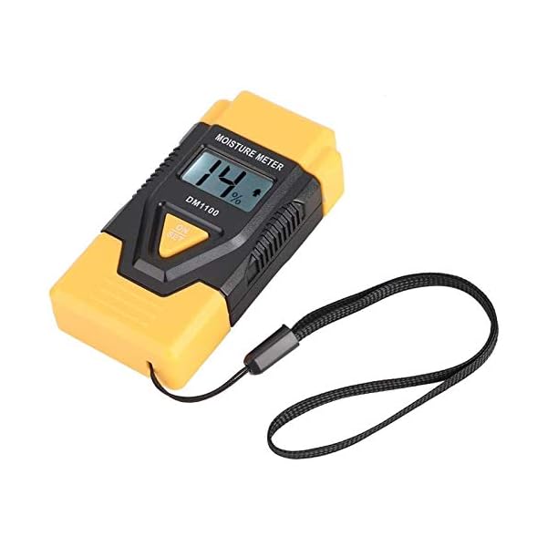 ZJ LIUJING Feuchtigkeitsmesser, Holz Luftfeuchtigkeitsmesser messbar Holz aus 0,2~2,0% 0~40 ° C/32~37,2 ° F tragbar