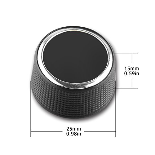 1pc Rear Radio Audio Control Knob Dial Tuner for 07-13 Chevy Tahoe Chevrolet Silverado GMC Acadia Sierra Denali Yukon GM 22912547 Button Repair Replacement