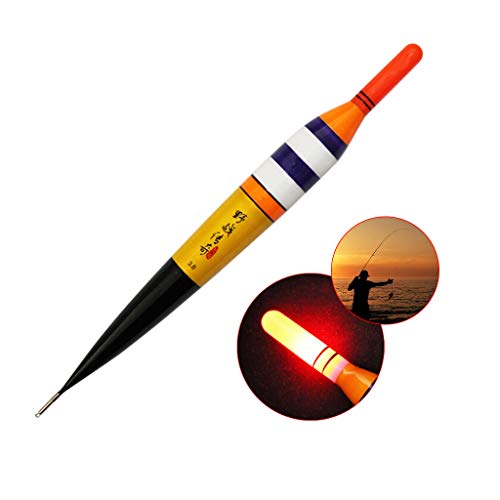 Lergo Sea Elektronische Leuchtpose Angelpose Bald Pine Fang Posen Roter Kopf – Bild 8