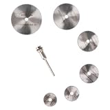 2013newestseller 6pcs HSS Rotary Tool Circular Saw Blades Cutting Discs Mandrel for Dremel Cutoff W Connecting Rod