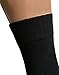 Air Dress Socks, 3 pack European Diabetic Cotton Black Socks - Top Relaxed Grip (M)