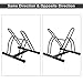 Goplus Two Bicycle Bike Stand Rack Cycling Rack Floor Storage Organizer