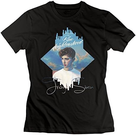 JudeB Womens Troye Sivan Blue Neighbourhood Fashion Tshirts Black M
