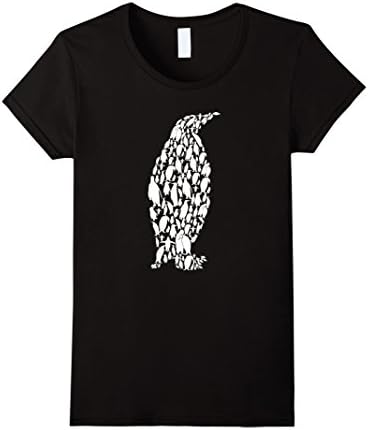Womens Penguin Shirt Aweome Adult Men and Women's Penguin Shirt Small Black
