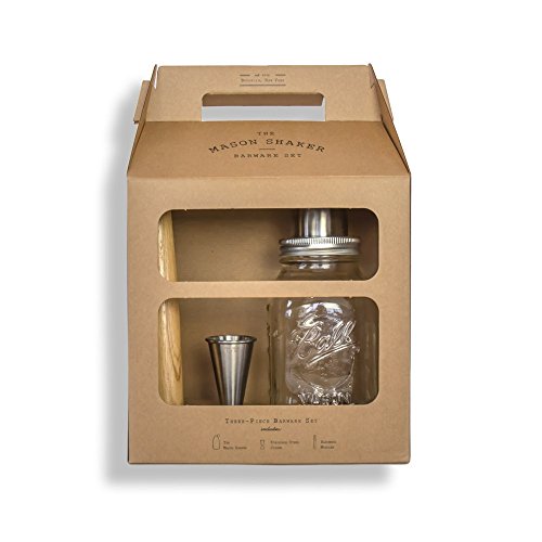 W&P Mason Shaker Barware Set, 3 Pieces
