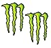 x2 Monster Energy Sticker Decal for Car 5