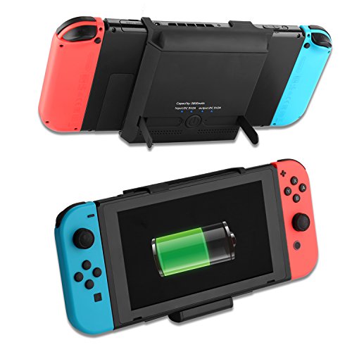 For Nintendo Switch Battery Case 5800mAh Portable Charger Battery Pack Travel Power Bank External Battery Case With kickstand For Nintendo Switch Battery Case 5800mAh Portable Charger Battery Pack Travel Power Bank External Battery Case With kickstand