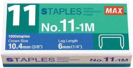 Max No. 11-1M Staples For Vaimo Staplers
