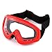 Motocross ATV Dirt Bike Ski Snowboard MX Goggles, Red