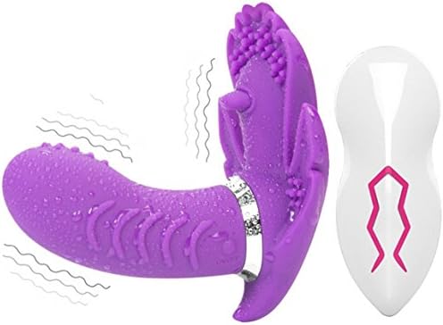 LOVE2018 7-Speed Electric Massager with Wireless Remote Controller for Women Wearable Vibrating Panties USB Rechargeable - Purple