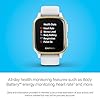 Garmin Venu Sq GPS Smartwatch with All-day Health Monitoring and Fitness Features, Built-in Sports Apps and More, White…