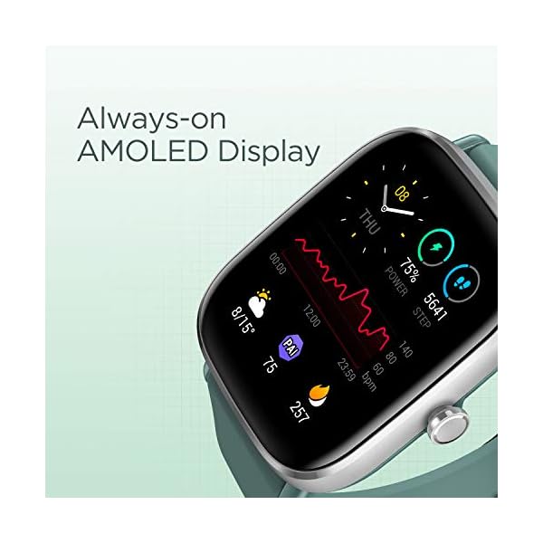 Amazfit-GTS-2-Mini-Smartwatch-155-Inch-GPS-Fitness-Activity-Tracker-with-14-Day-Battery-Life-70-Sports-Modes-Monitoring-SpO2-Heart-Rate-Sleep-and-Stress-for-Men-and-Women Amazfit GTS 2 Mini - Smartwatch Green