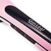 Hair straightening Brush, Oak Leaf Hair Straightener Brush Electric Heating Ceramic Comb, Pink, Working Temperature ranging 356-446℉