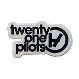 InspireMe Family Owned Twenty One Pilots Black/White Embroidered Iron On Patch (Small 3.5