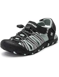 DREAM PAIRS Boys Girls Toddler 171111-K Black Grey Outdoor Summer Sandals Size 9 M US Toddler
