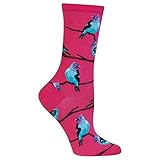 Hot Sox Women's Bright Bird Sock