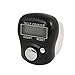 uxcell Soft Plastic Band Black Case LCD Display Electronic Finger Counter