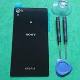 Genuine Black Battery Cover Back Glass Panel F Sony Xperia Z2 D6502 D6503 D6543