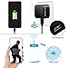 KMBCAM Spy Hidden Camera Wireless Home Charger Cam with App 1080P Nanny Cam No Audio Night Vision Motion Activated for Pet Security Cam Support 129G SD