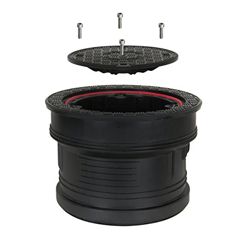 KG Schacht Kontrollschacht Revisionsschacht DN315 / 2 x DN125 - Schachtdeckel voll, Wasserdicht, Geruchverschluss - Rohr… – Bild 7